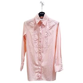 Top Chanel in seta rosa taglia 34 Multicolore