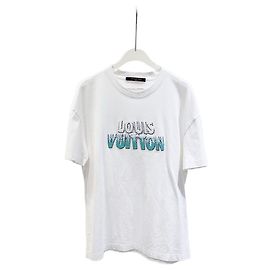 Louis Vuitton Cotton Top with Beaded Logo White Multiple colors