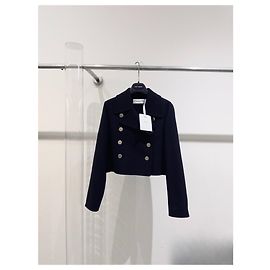 Autre Marque Giacca Dior in misto lana e cashmere con bottoni dorati 34 Multicolore