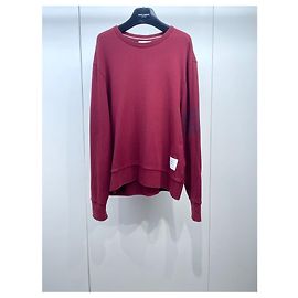 Jersey de lana Thom Browne Burgundy Multicolor