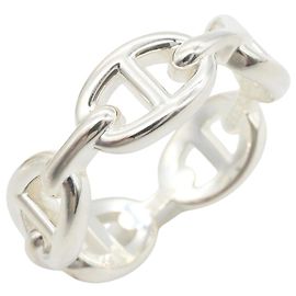 Hermès Enchainée Ring aus Sterlingsilber 925 Silber