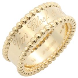Anillo Banda Perleture Van Cleef & Arpels Dorado