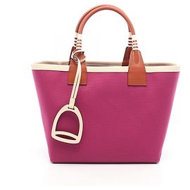 Hermès Hermes Steeple 25 Tote Bag Brown White Purple