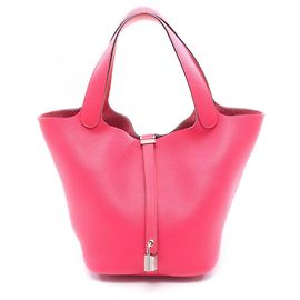 Hermès Hermes Picotin Lock MM Handtasche Pink Rot