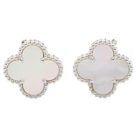 Boucles d'oreilles Van Cleef & Arpels Vintage Alhambra en nacre Autre