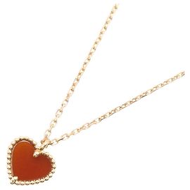 Collana Sweet Heart Carnelian Van Cleef & Arpels Rosso D'oro