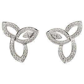 Harry Winston Lily Cluster Ohrringe Silber Andere