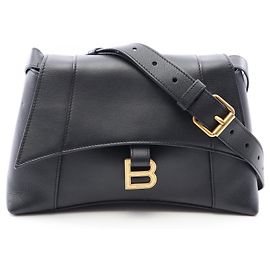 Borsa a tracolla piccola Balenciaga DOWNTOWN Nero