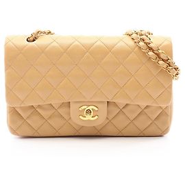 Bolso Chanel Matelassé Double Flap Beige
