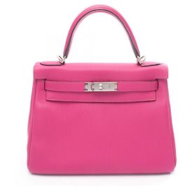 Hermès Bolsa Hermes Kelly 28 Roxo