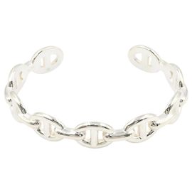 Hermès Chaine d'Ancre Enchainée Armband Silber