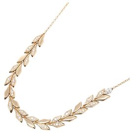 Autre Marque Collar Tiffany & Co. Victoria Vine de Diamantes Dorado Otro