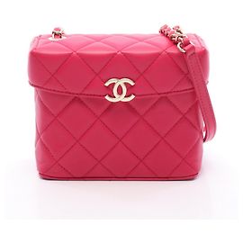 Sac à épaule Chanel Matelassé Small Box Rose