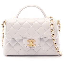 Bolsa Chanel Matelassé Gray Marrom