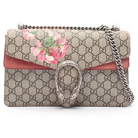 Sac à épaule Gucci Dionysus GG Blooms Marron Multicolore Beige