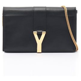 Yves Saint Laurent Classic Y Shoulder Bag Black