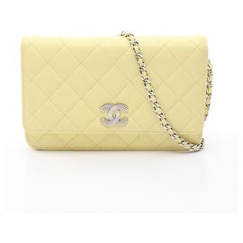 Borsa a tracolla Chanel Cruise Matelassé Giallo