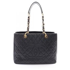 Sac cabas Chanel Matelassé Grand Shopping Noir