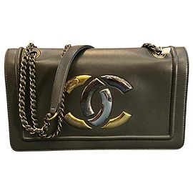 Bolsa Chanel CC Antico Flap 2017 em couro de cordeiro Outro