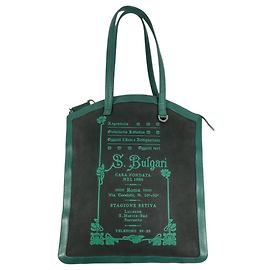 Borsa a tracolla Bvlgari S.Bulgari Logo Nero Verde