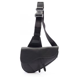 Christian Dior Saddle Bag Black