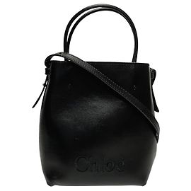 Chloé Sense Micro Tote Bag Black