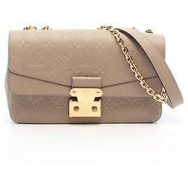 Louis Vuitton Marceau Monogram Empreinte Tourtrell Schultertasche Beige