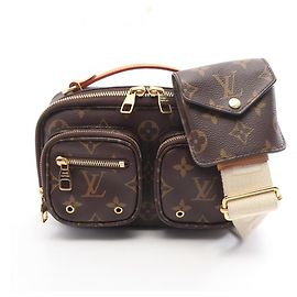 Sac à main bandoulière Utility Louis Vuitton Marron
