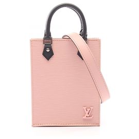 Bolso 2-Way Louis Vuitton Petite Sac Plat Negro Rosa