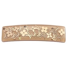 Barrette Louis Vuitton Inclusion GM Rosa Dourado