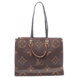 Borsa Louis Vuitton OnTheGo GM Monogram Giant/Monogram Reverse Marrone