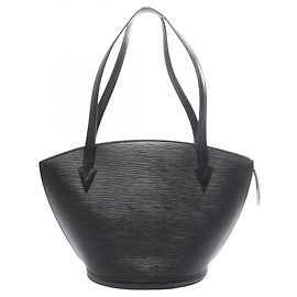 Borsa a tracolla Louis Vuitton Saint Jacques Shopping Epi Noir Nero