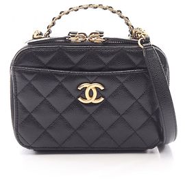 Bolsa Vanity Chanel Matelassé Preto