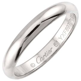 Cartier 1895 Classic Platinum Band Ring Other