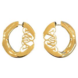 Orecchini con borchie in ottone Alexander McQueen Altro