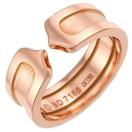 Bague Cartier C2 Small SM #48 en or rose 18K Autre