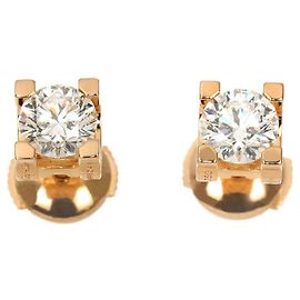 Pendientes de botón Cartier C de Diamond Otro