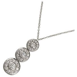 Autre Marque Tiffany & Co. Circlet Triple Drop Diamond Necklace Other