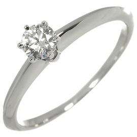 Autre Marque Tiffany & Co. Solitaire Diamond Band Ring Other