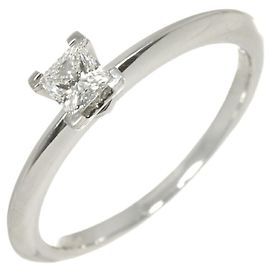 Autre Marque Tiffany & Co. Platin-Bandring mit Diamant im Princess-Schliff Andere