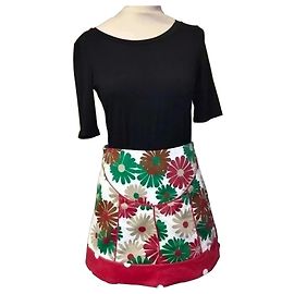 Autre Marque Smash Falda Pop Blithe floral Castaño Blanco Roja Beige Verde
