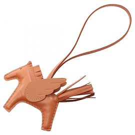 Hermès Hermes Rodeo Pegasus PM Gold Pingente de bolsa Marrom
