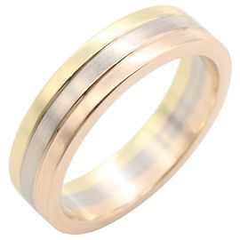 Anello Cartier Vendome in oro 18K tricolore Argento D'oro