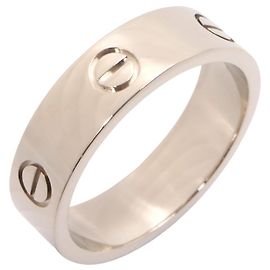 Cartier Love Ring in 18K Weißgold Silber