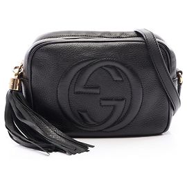 Borsa Gucci Soho Disco in pelle nera Nero