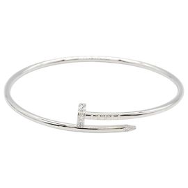 Cartier Juste un Clou Diamond Bangle White Other