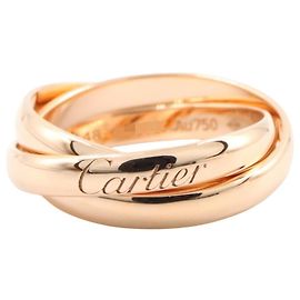 Anello Cartier Trinity in oro rosa 18K D'oro