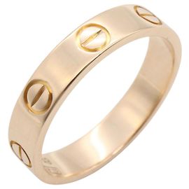 Anillo Mini Love Cartier en oro rosa 18K Dorado