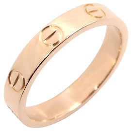 Anello Cartier Mini Love in oro rosa 18K D'oro