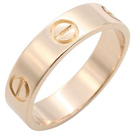 Anel Cartier Love em Ouro Rosa 18K Dourado